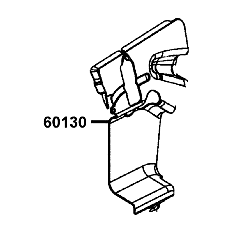 60130-LGC7-E00-N1R PANEL.SPLASH RIGHT (Black) — diagram cutout
