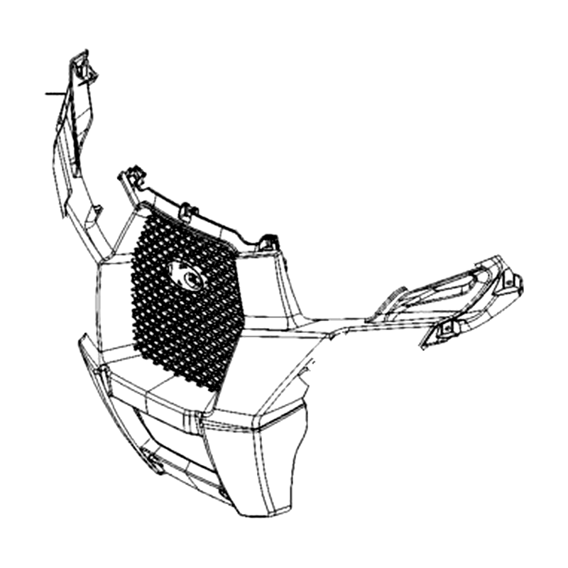 60200-AGA1-M00-N1R MUDGUARD FRONT (Black) — diagram cutout