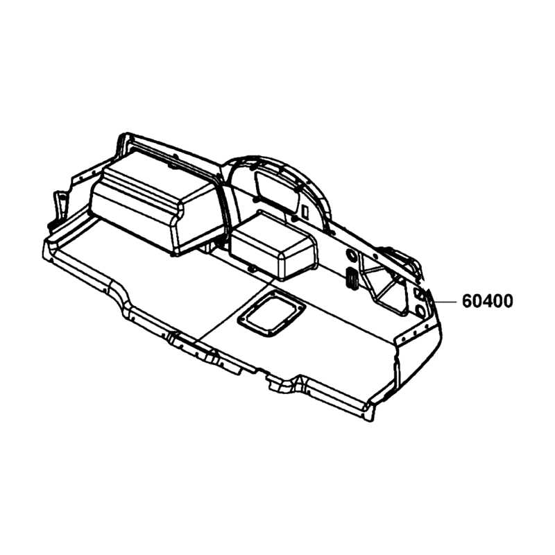 60400-AGA5-600-N1R PANEL FRONT (Black) — diagram cutout