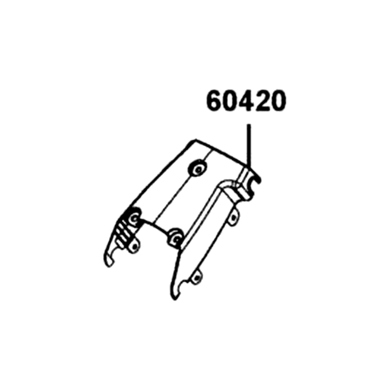 60420-ALE8-E00-N1R COVER FR STEERING (Black) — diagram cutout
