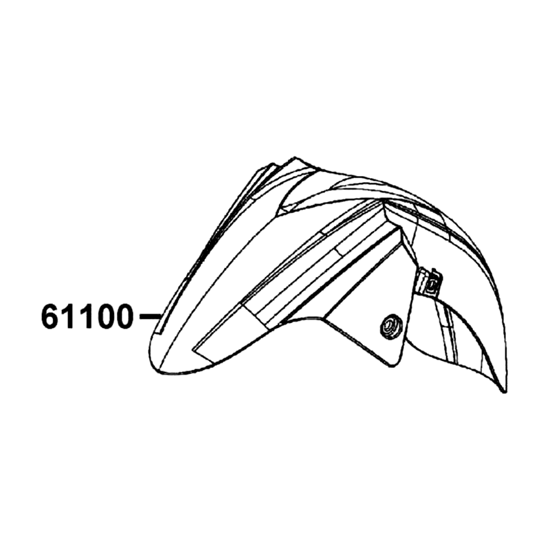 61100-ABD2-C00-66P FENDER FR — diagram cutout