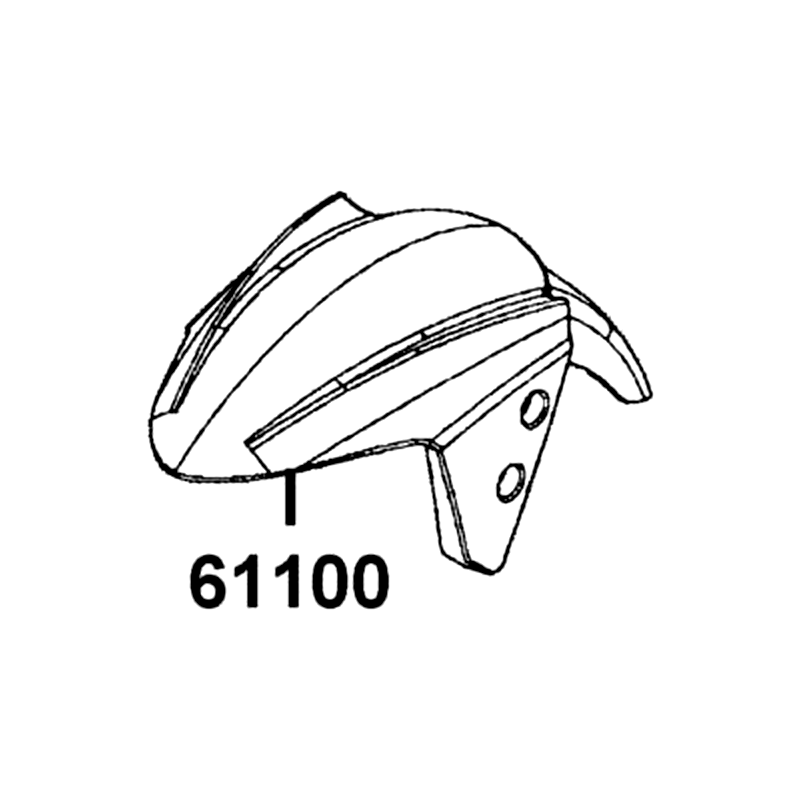 61100-ADA9-M31-66P FENDER FR — diagram cutout