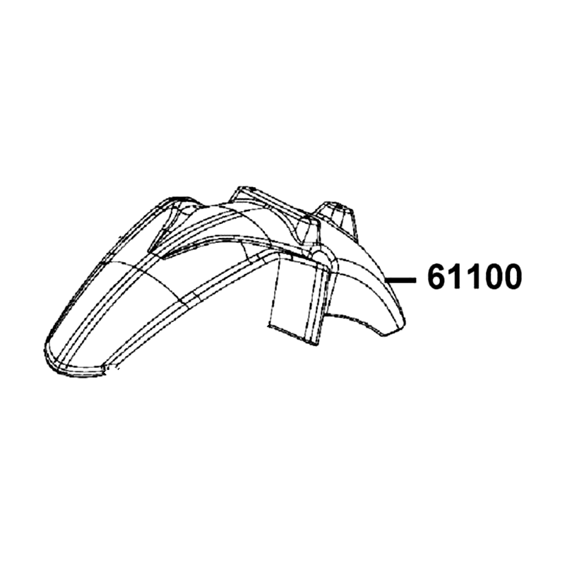 61100-AEB9-E00-HLP FENDER FRONT — diagram cutout