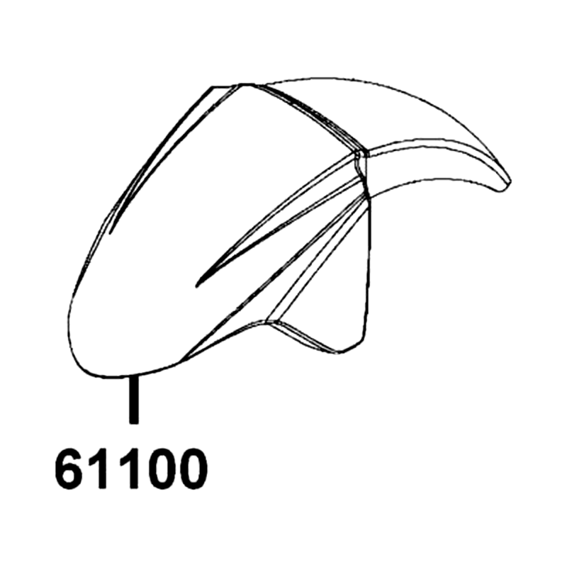 61100-LDC8-E10-NEP FENDER FR — diagram cutout