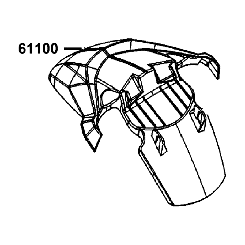 61100-LGB5-E10-41P FENDER FR — diagram cutout