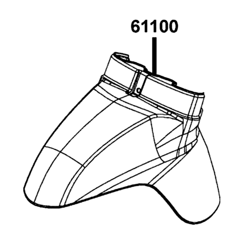 61100-LGR5-E10-NHP FENDER FRONT A — diagram cutout