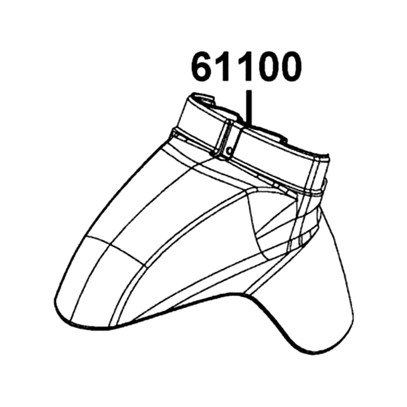 61100-LGR5-E10-NVP FENDER FRONT A — diagram cutout