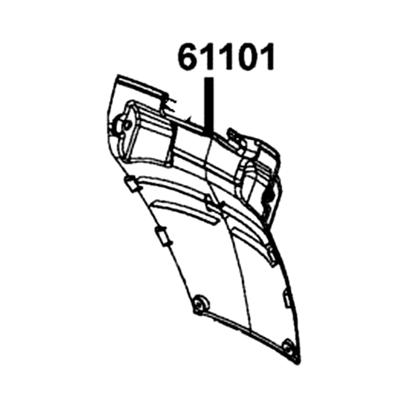 61101-LGR5-E10-NHP FENDER FRONT B — diagram cutout