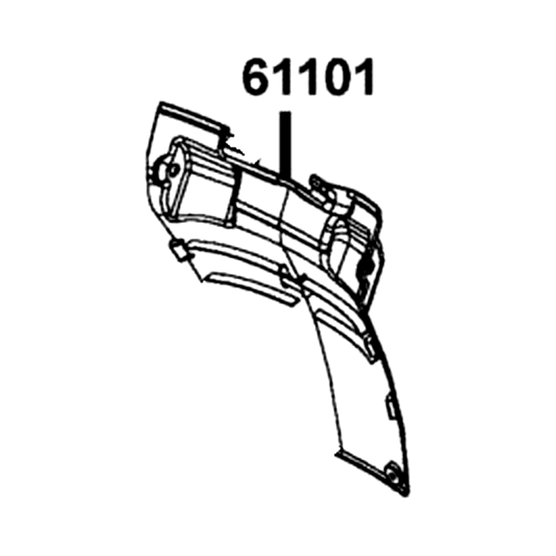61101-LGR5-E10-R9P FENDER FRONT B — diagram cutout
