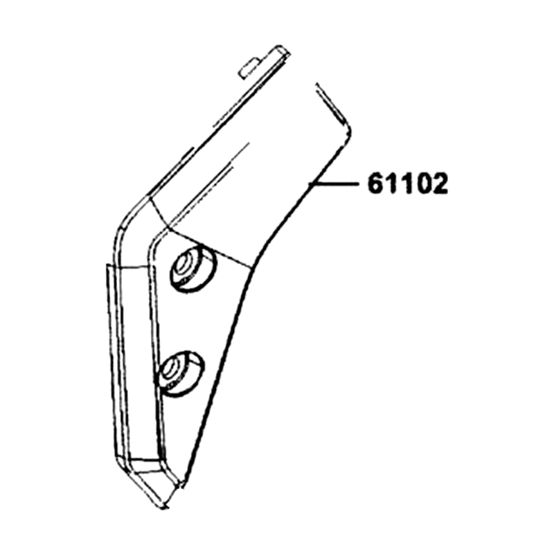 61102-AKB8-E00-NEP FENDER COVER L SIDE — diagram cutout