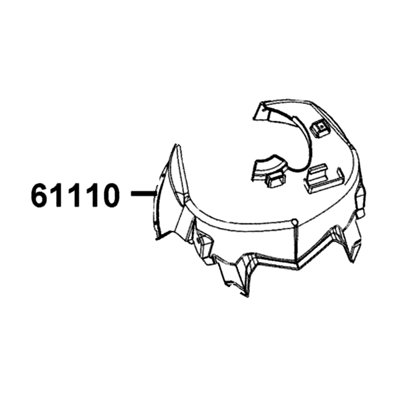 61110-AHF8-M40-N1R FENDER FR INNER — diagram cutout