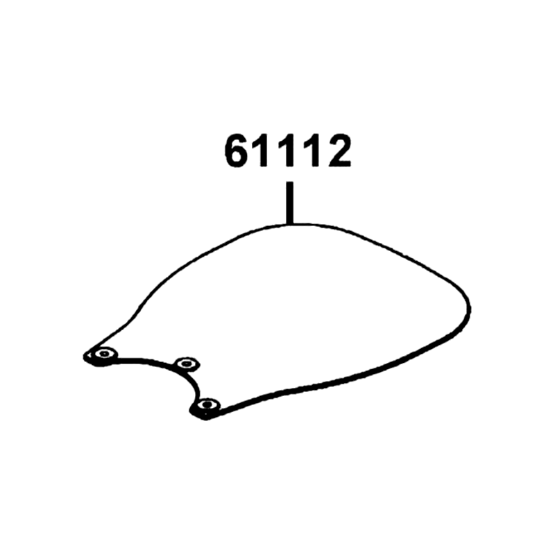 61112-LDC8-E90 "PLATE, FR. INNER SPLASH GUARD" — diagram cutout