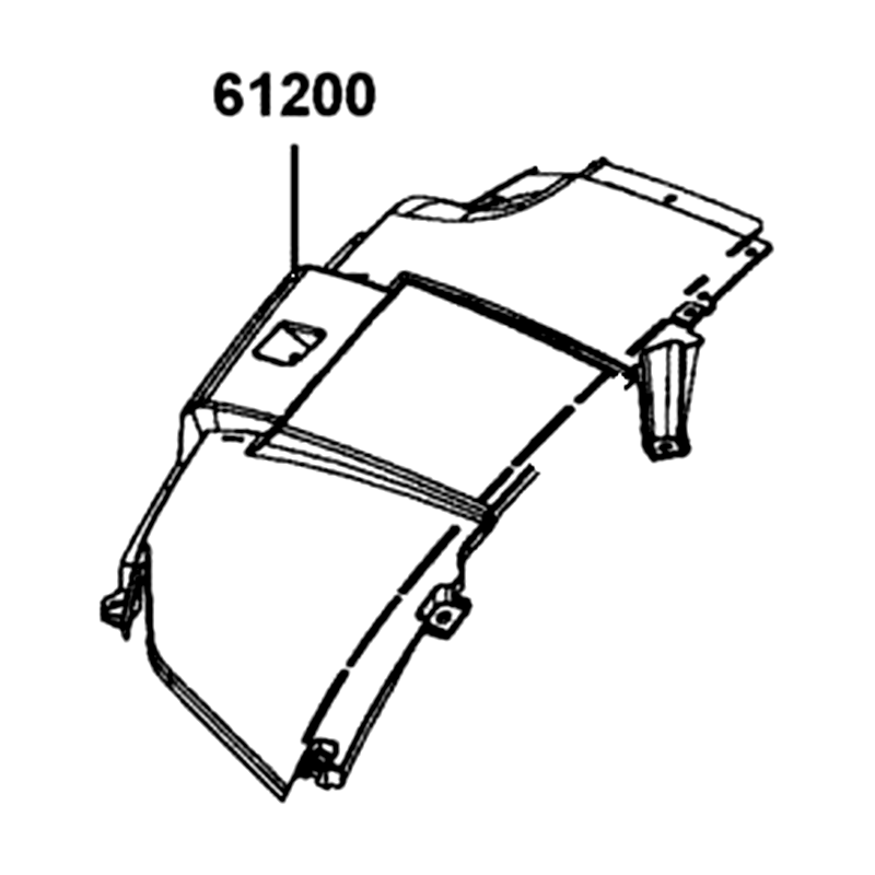 61200-ALE8-E00-E4R FENDER RH FRONT — diagram cutout
