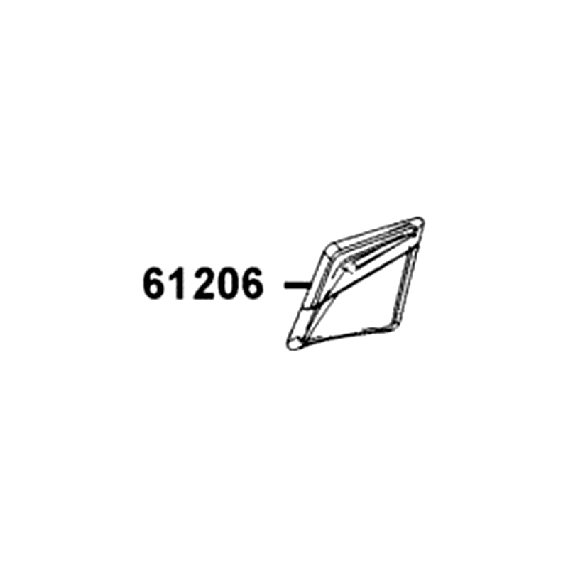 61206-AGJ5-E00-N1R FR FENDER D L SIDE (Black) — diagram cutout