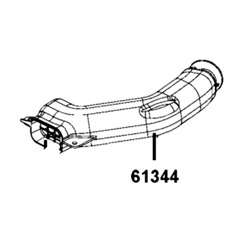 61344-LDB5-E00 CHAMBER L COVER DUCT — diagram cutout