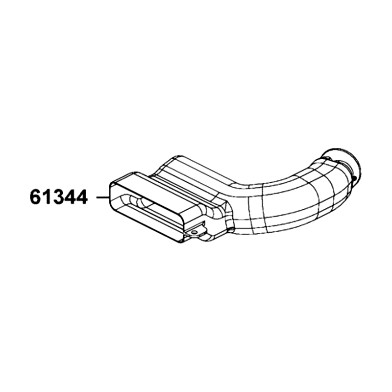 61344-LKM5-E00 CHAMBER L COVER DUCT A — diagram cutout