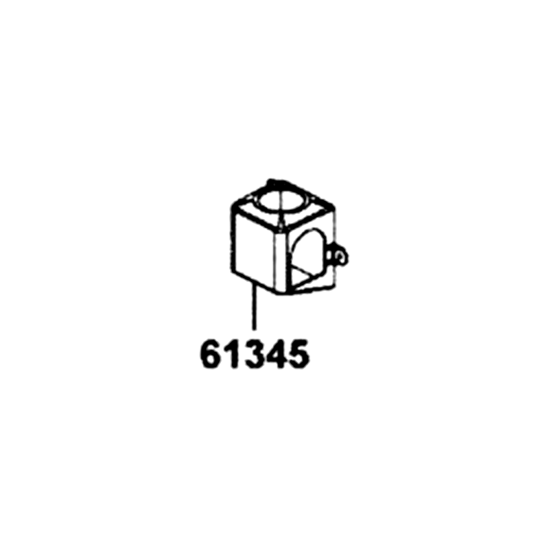 61345-LEE8-E00-N1R CHAMBER L COVER DUCT B (Black) — diagram cutout