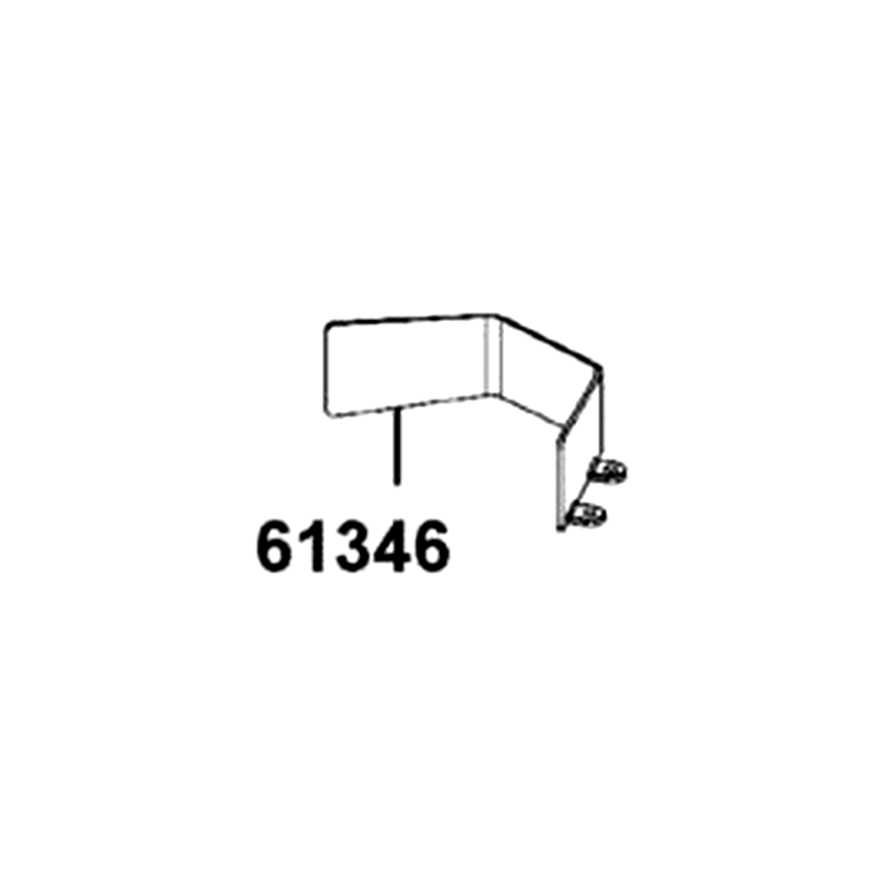 61346-LKM5-E00 PLATE CVT INTAKE — diagram cutout