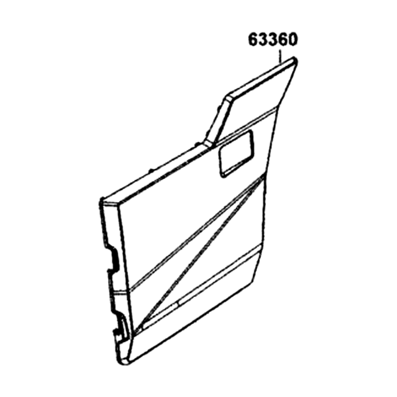 63360-AFB9-M00-N1R PANEL L OUTER DOOR (Black) — diagram cutout