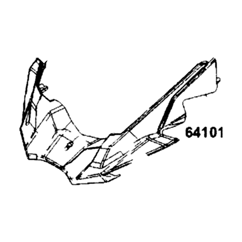 64101-AGJ5-E00-N1R COVER B FRONT (Black) — diagram cutout