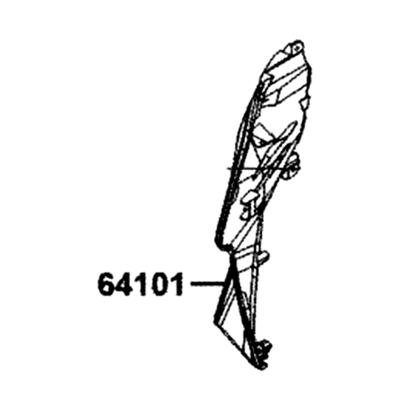 64101-BAA7-E00-JEP COVER B FRONT R SIDE — diagram cutout