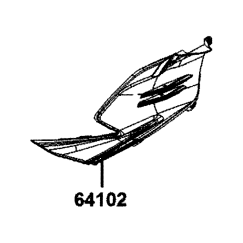 64102-BAA7-E00-N1P COVER B FRONT L SIDE — diagram cutout