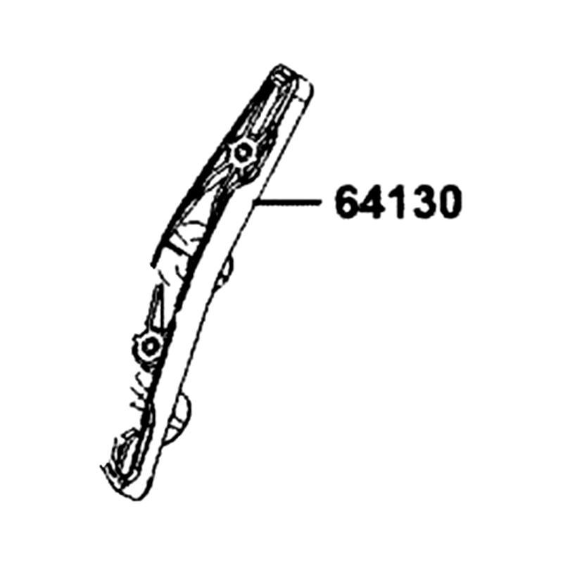 64130-AGJ5-E00-N1R HOLDER ASSY R WIND SCREEN (Black) — diagram cutout