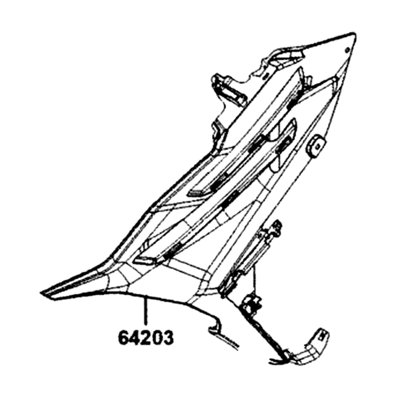 64203-AKB8-E00-JHP MOLDING C L SIDE — diagram cutout
