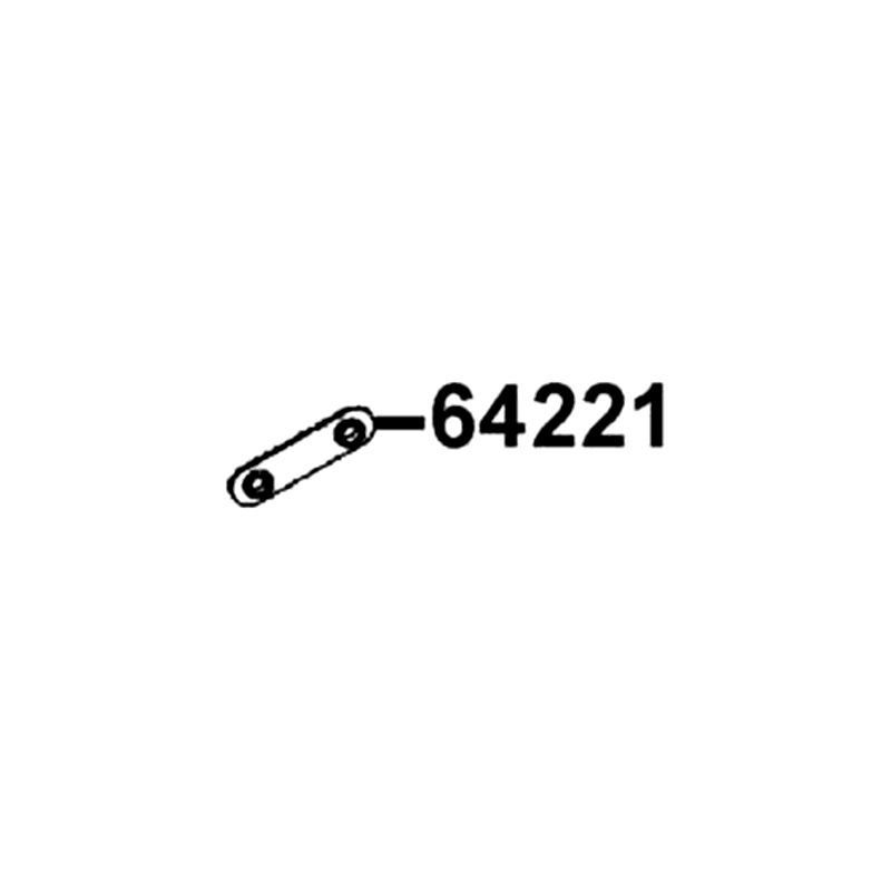 64221-LEA7-C00 RUBBER WIND SCREEN — diagram cutout
