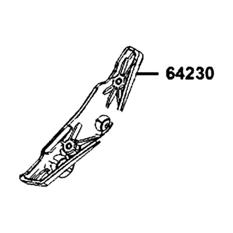 64230-AGJ5-E00-N1R HOLDER ASSY L WIND SCREEN (Black) — diagram cutout