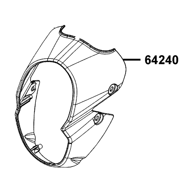 64240-LKL5-E30-NEP "COVER, FR. ADORN" — diagram cutout