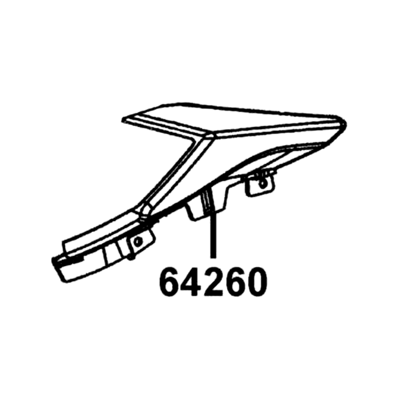 64260-LKL5-E30-HKP COVER L HORN — diagram cutout