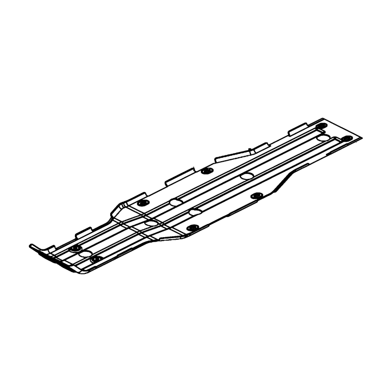 64300-PWB1-910-N1R PLATE SKID (Black) — diagram cutout