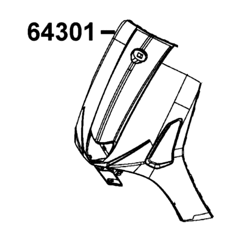 64301-ACC1-E10-21P COVER FR(Bright Red) — diagram cutout