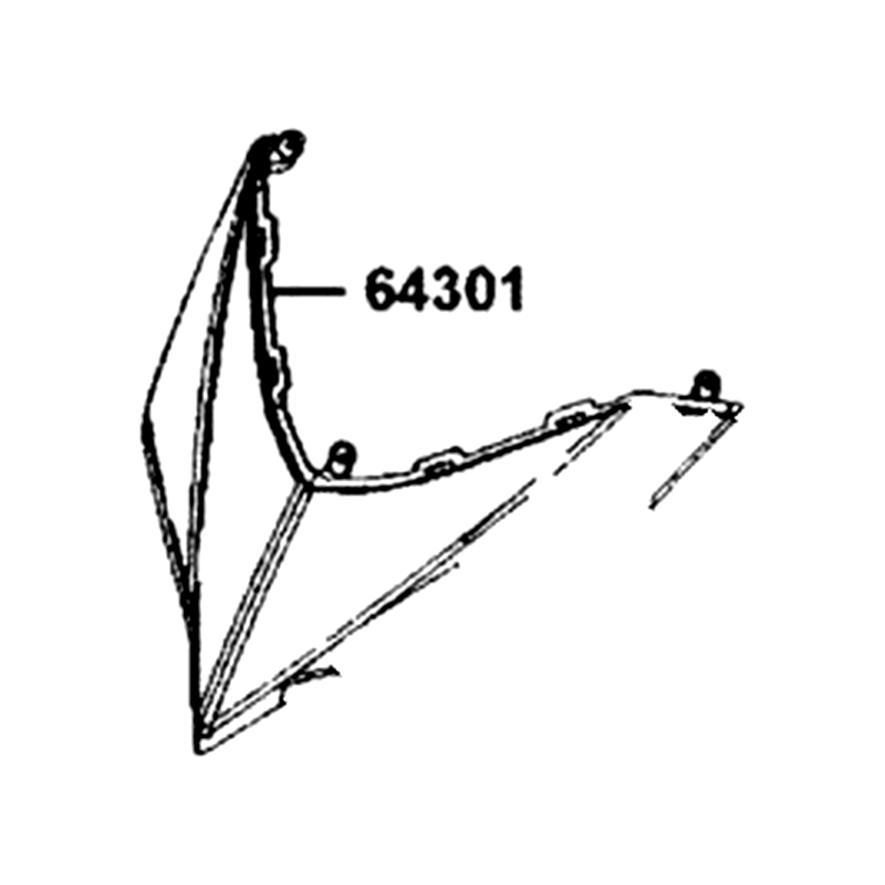 64301-AGJ5-E00-QHP COVER, FRONT — diagram cutout