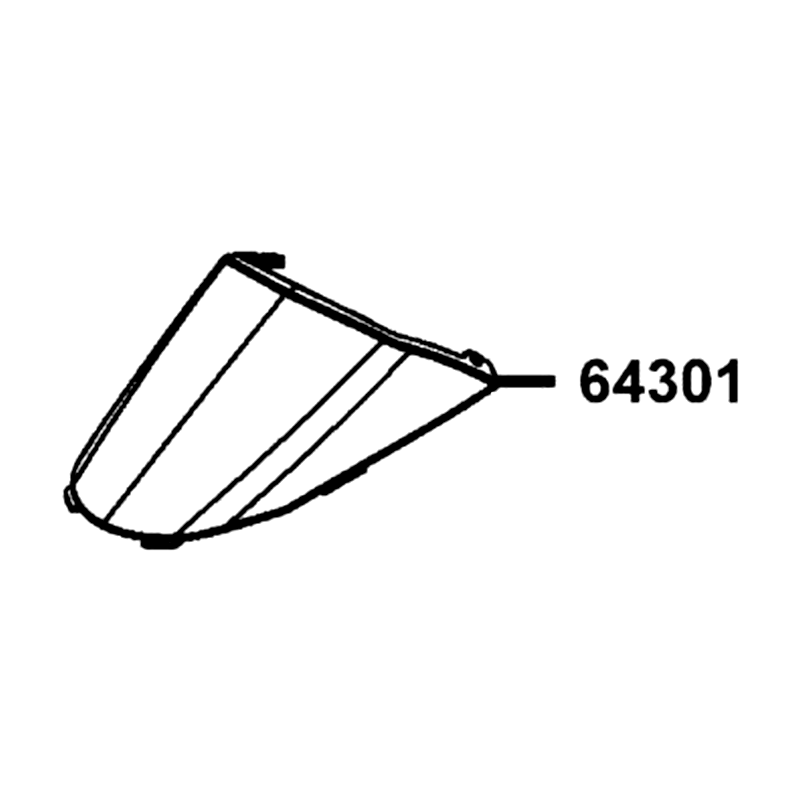 64301-LFA5-E00-N1R COVER FRONT (Black) — diagram cutout