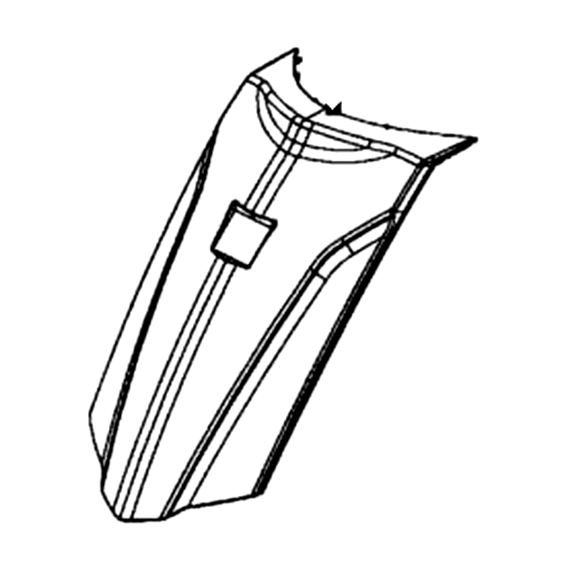 64301-LGR5-E10-DHB COVER FR — diagram cutout