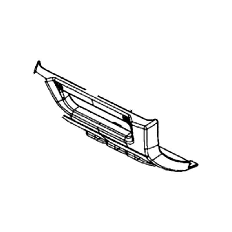 64302-LEE8-E01-N1R COVER FRONT BUMPER (Black) — diagram cutout