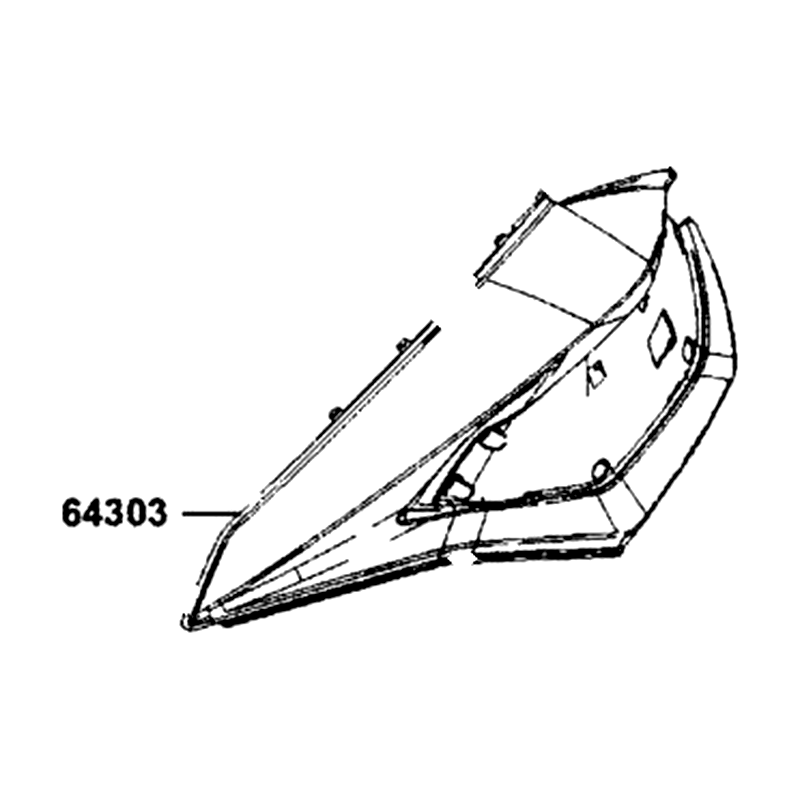 64303-AGJ5-M30-JJP MOLDING A.L SIDE — diagram cutout