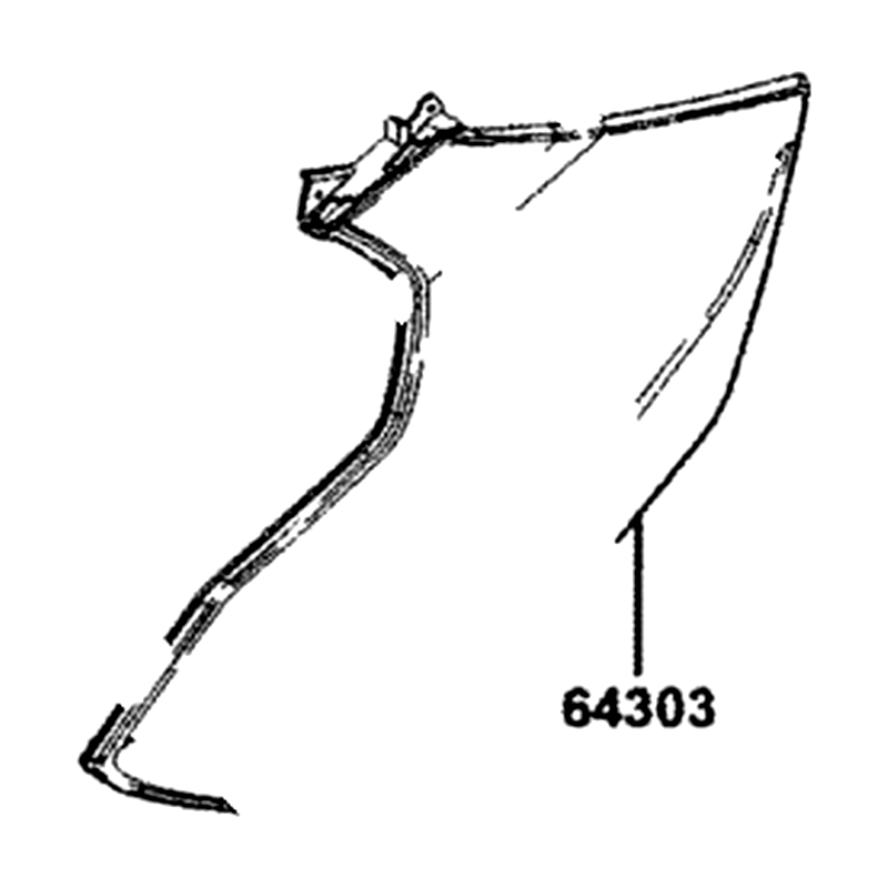 64303-AKB8-E00-ZBP MOLDING A L SIDE — diagram cutout