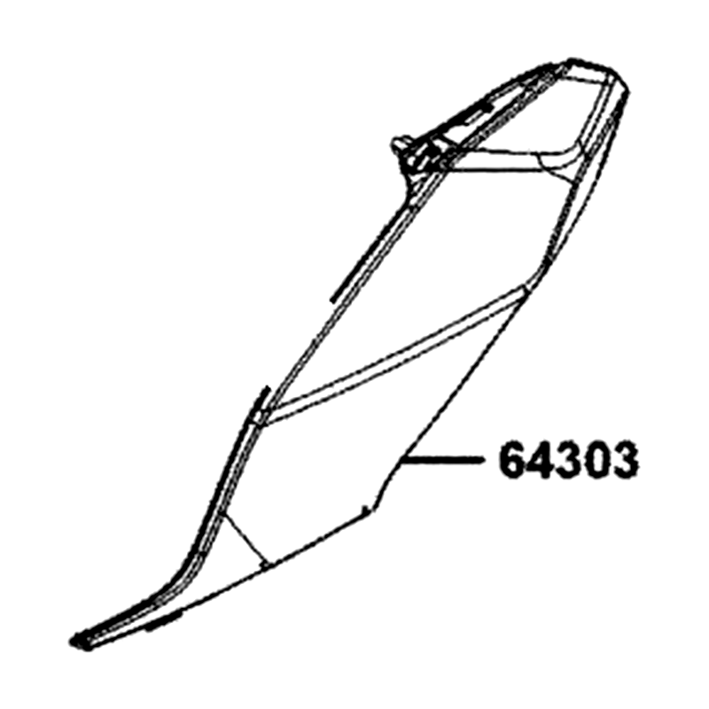 64303-BAA7-E00-CYP MOLDING A L SIDE — diagram cutout