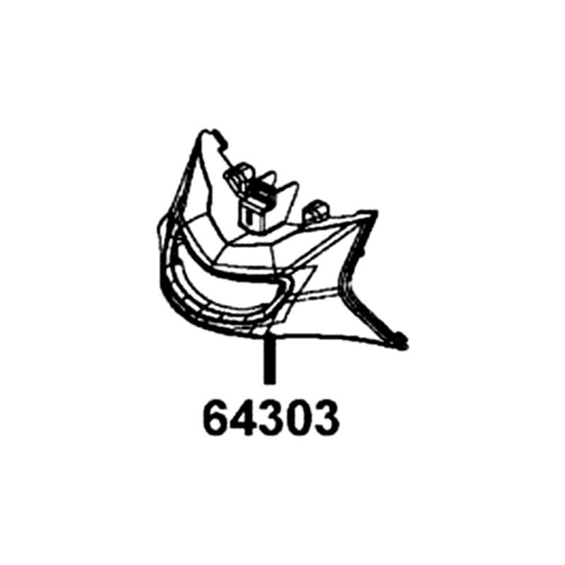 64303-LGR5-E10-NHP FR COVER LOW — diagram cutout