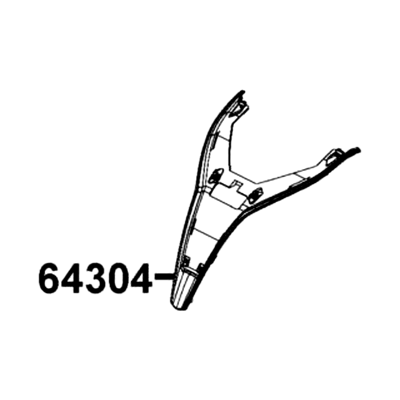 64304-AEB9-E00-F1P COVER, FR TOP B — diagram cutout