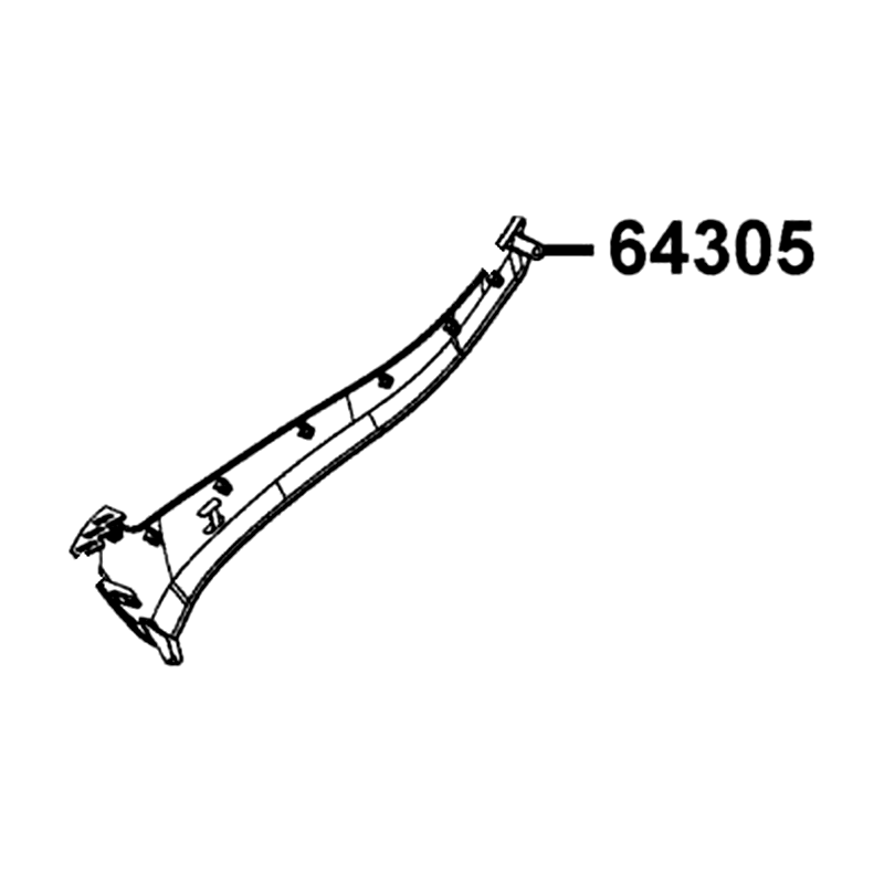 64305-ACC1-E10-21P SKIRT R SIDE — diagram cutout