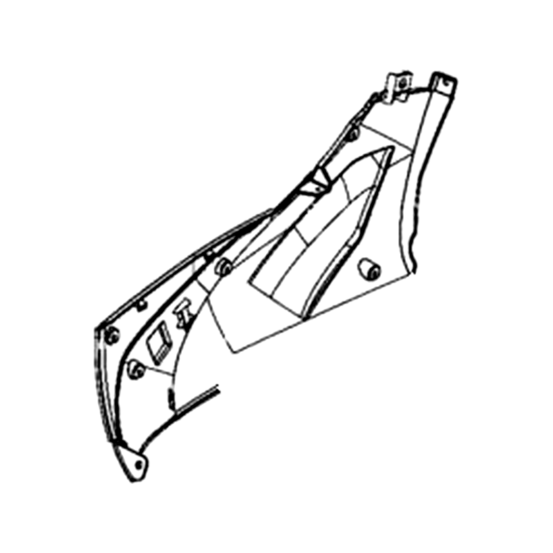 64305-AEB9-E00-D0M "SKIRT A, R SIDE" — diagram cutout