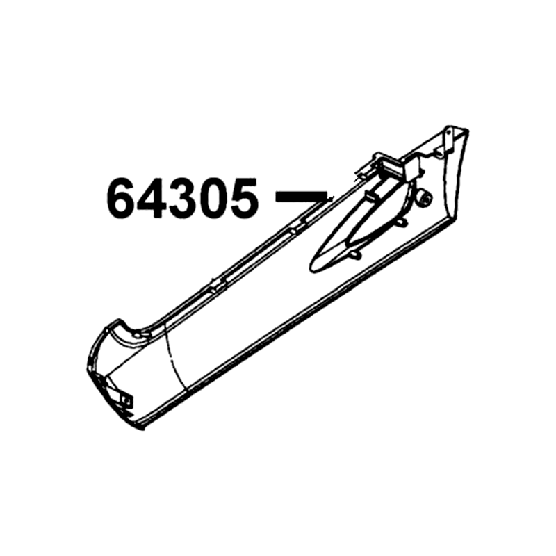 64305-LGR5-E10-R9P SKIRT R SIDE — diagram cutout