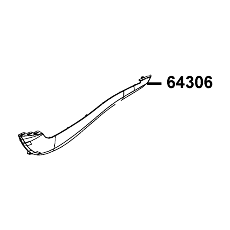 64306-ACC1-E10-1EP SKIRT L SIDE — diagram cutout