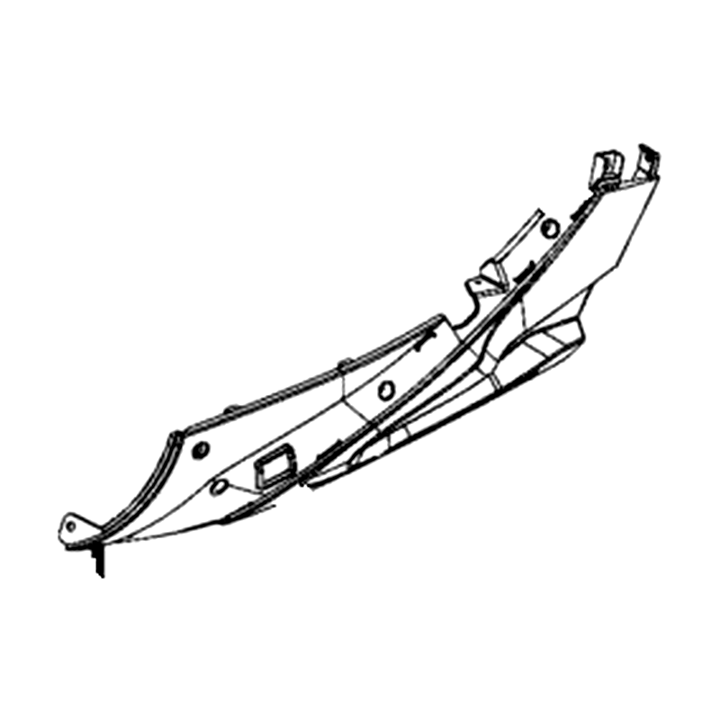 64306-AEB9-E00-D0M "SKIRT A, L SIDE" — diagram cutout