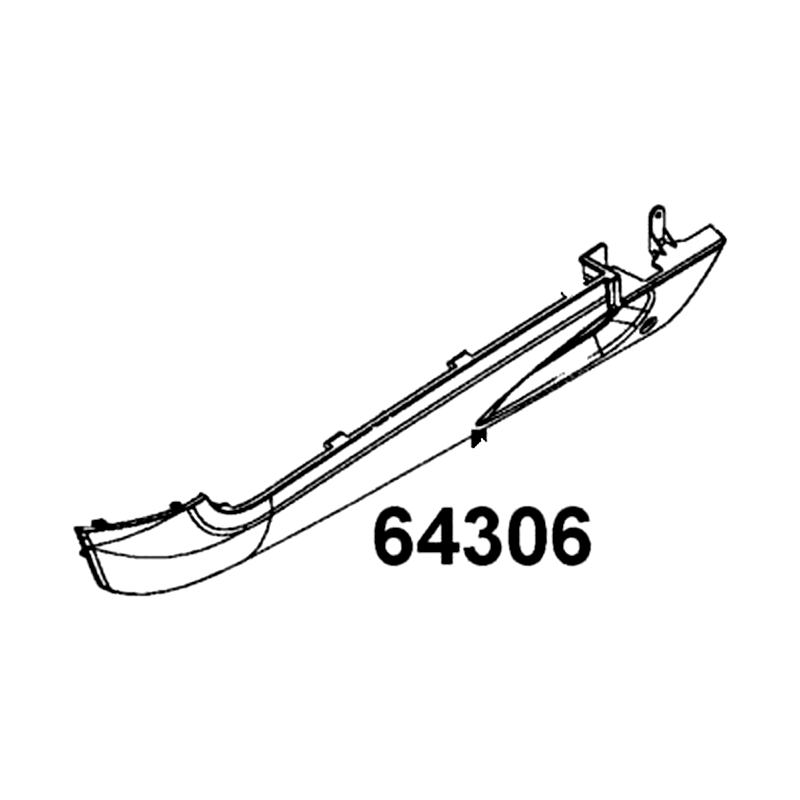 64306-LGR5-E10-R9P SKIRT L SIDE — diagram cutout