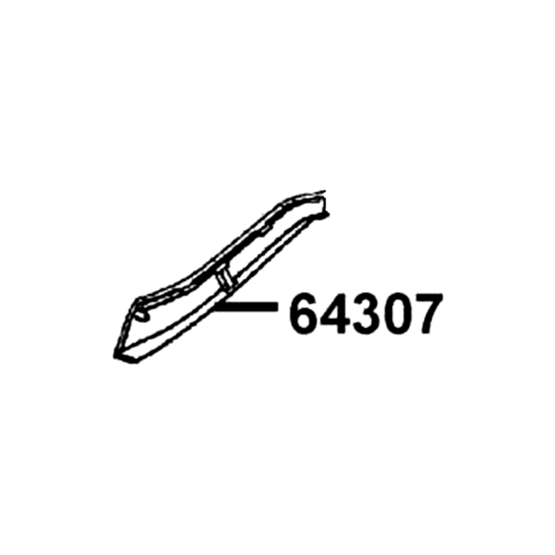 64307-ABD2-C00-NVP SKIRT B. R SIDE — diagram cutout
